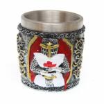 Tole 10 Imperial Pahar Shot Colour Templar 5.7cm 50ml decorat 360grade Tole 10 Imperial 39611