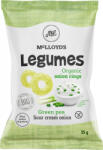 Mclloyds bio legumes extrudált snack zöldborsó karikák tejföllel és hagymával 35 g (MC-LE-OOR-35)