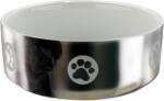 TRIXIE Castron Ceramic, 0.8 l/15 cm, Argintiu/Alb, 25084