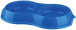 TRIXIE Castron Plastic Dublu Pentru Pisici, Antiderapant, 0.2 l/11 cm, Diferite Culori, 24985