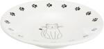 TRIXIE Castron Ceramic Pentru Pisici, 0.2 l/ 15 cm, Alb, 24651