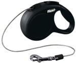 flexi Lesa Flexi Classic, Snur, XS: 3 m/8 kg, Negru, 11771