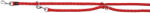 TRIXIE Lesa Cavo Coarda, Reglabila, L-XL: 2 m/18 mm, Rosu, 143603