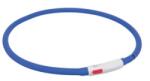 TRIXIE Zgarda Cu Led, Incarcare USB, XS-XL: 70 cm/10 mm, Albastru, 12642