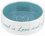 TRIXIE Castron Ceramic, Pet’s Home, 1.4 l/ 20 cm, Crem/Albastru Petrol, 25052