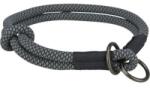 TRIXIE Zgarda Coarda Soft, Semistrangulanta, M: 40 cm / 10 mm, Negru/Gri, 1984601