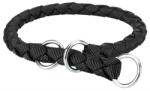 TRIXIE Zgarda Cavo Coarda, Semistrangulanta, XS-S: 25-31 cm/12 mm, Negru, 144401