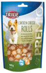 TRIXIE Recompense Pentru Caini, Premio, Rulouri Cu Pui/Branza, 100 g, 31589