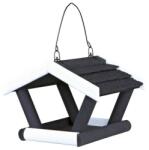 TRIXIE Hranitor Exterior, Suspendat, Tip Casuta, Lemn, 17x19x14 cm, Negru/Alb, 55803