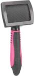 TRIXIE Perie Tesala Soft, Maner Plastic/Peri Metalici, 7×16 cm, Roz/Negru, 23126