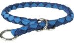 TRIXIE Zgarda Cavo Coarda, Semistrangulanta, M: 39-45 cm / 12 mm, Albastru/Indigo, 143813