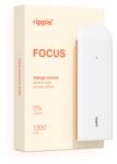 Ripple Tigara electronica, Ripple+, FOCUS, Mango, fara nicotina, 1000 pufuri (VAP-TE-RIPPLE-MANGO)