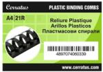 CERRATUS Iratspirál műanyag CERRATUS 45mm fekete - forpami