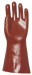 Coverguard Kesztyű mártott COVERGUARD PVC vegyszerálló sav, lúg és olajálló piros 8-as 2 darab/pár (3634) - forpami