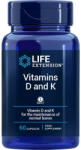 Life Extension Supliment Alimentar Vitamins D & K 60 capsule - Life Extension