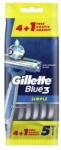 Gillette Set de aparate de ras de unică folosință - Gillette Blue3 Simple Disposable Razors 4+1 5 buc