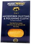 Music Nomad Microfiber Dusting & Polishing Cloth for Pianos & Keyboards