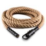 Capital Sports Power Rope lengő kötél kampóval 9m/3, 8cm, mennyezeti felfüggesztés (FIT13-Monster Rope H9) (FIT13-Monster Rope H9)