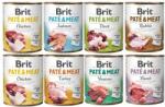 Brit Pate&Meat Mix arome 8x800 g hrana caini, pate