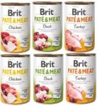 Brit Pate&Meat Mix arome de pasare 6x400 g pate caini