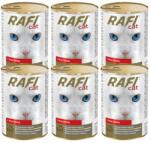 RAFI DOLINA NOTECI Rafi Adult Conserve pentru pisici adulte, cu vita 6x415 g
