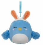 Vega Toys Squishmallows: Bebe, a kék madár kulcstartós plüssfigura nyuszifülekkel - 9 cm (SQCP00183) - jateknet