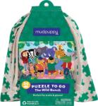 Mudpuppy Puzzle Animale sălbatice într-o pungă de material 36 piese (DDCHB6959) Puzzle