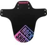 Rock Shox AM Fender teleszkópra szerelhető műanyag MTB első sárvédő, 26-29 colos bringákhoz, fekete - rózsaszín-kék színátmenetes