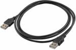 Akyga Adapter: Akyga - USB / USB (m) kábel, fekete 1, 8m (TF5901720131492)