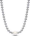 Pandora kezelt édesvízi tenyésztett gyöngy és fémgyöngyök collier nyaklánc - 393176C01-45 (393176C01-45)