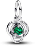 Pandora Moments Zöld örökkévalóság kör függő ezüst charm - 793125C05 (793125C05)