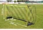  FootWork hordozható focikapu, 180x120x70 cm, hordtáskával