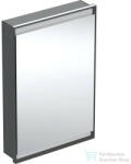 Geberit ONE 60x90 cm-es 1 ajtós falsík alatti tükrös szekrény ComfortLight világítással, jobbos, matt fekete/porszórt alumínium 505.801. 00.7 (505801007)