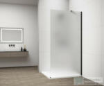 SAPHO ESCA BLACK MATT Walk-in zuhanyfal, falra szerelhető, matt üveg, 1000mm (ES1110-02) (ES1110-02) - furdoszoba-szaniter