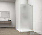 SAPHO ESCA CHROME Walk-in zuhanyfal, falra szerelhető, matt üveg, 1000mm (ES1110-01) (ES1110-01) - furdoszoba-szaniter