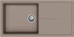 Strong 491402 - StrongSinks Labe 1000x500 mm 1 medencés csepptálcás gránit mosogató szürkés barna (491402)