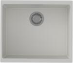 Strong 491415 - StrongSinks Hron 530x460 mm 1 medencés csepptálcás gránit mosogató fehér (491415)