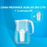 Geyser Cană Filtrantă Provance alba, A5 350 litri + 2 Cartuse A5 Cana filtru de apa