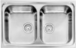  MOSOGATÓ CRISTAL 2 MEDENCE ACÉL, 790x500mm ACÉL (10012130530)