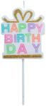  Születésnapi gyertya - Ajándékos doboz - Happy Birthday