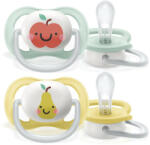 Philips SCF080/17 Ultra air játszócumi neutral 0-6hó 2 db (SCF080/17)