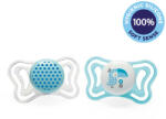 CHICCO Physio Light szilikon fiú cumi - pöttyös/tukan 2 db, 2-6 m+ - vital24