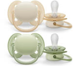 Philips SCF091/05 Játszócumi Ultrasoft Premium neutral 0-6hó fiús, 2 db (SCF091/05) - vital24
