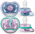 Philips SCF085/61 Játszócumi Ultra air Mintás 6-18hó lányos (tenger), 2db - vital24