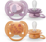 Philips SCF091/18 Játszócumi Ultrasoft Premium állat 6-18hó lányos , 2 db (SCF091/18) - vital24