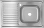 Ertone Chiuveta bucatarie Freddo SN7001D/Q32, pentru masca, finisaj anticalcar, cuva dreapta, 80x50cm, inox (SN7001/Q32D) Chiuveta