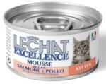 LECHAT Hrana Pisica Junior, conserva cu somon si pui, Mousse Lechat Exc Kitten, 85gr x 20 + 4 gratuite (C2048)