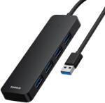 Baseus Hub USB la 4x USB 3.0, 5Gbps, 1m - Baseus UltraJoy Series (B0005280B111-03) - Black (KF2316071)