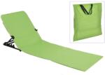 HI Scaun pliabil saltea de plajă, verde, PVC (423982) - comfy