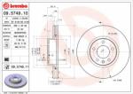 BREMBO Disc frana BREMBO PRIME LINE - UV Coated 09.5749. 11 (09.5749.11)